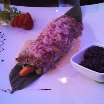 Saga Fusion - Sesame tuna with black sticky rice - Asian Fusion Near Me - Marstons Mills, Massachusetts Saga Fusion - Sesame tuna with black sticky rice - Asian Fusion Near Me - Marstons Mills, Massachusetts
