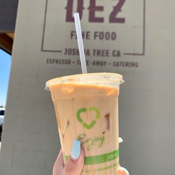 The Dez - Iced vanilla latte - Coffee & Tea Near Me - Joshua Tree, California