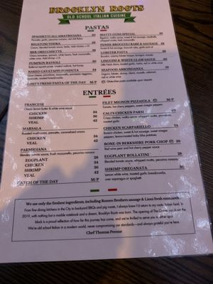Menu photo 1 Brooklyn Roots Italian Brooklyn, NY Menu photo 1 Brooklyn Roots Italian Brooklyn, NY