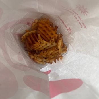 Chick-fil-A - A Large order of Brunt oil filled Fries - Fast Food Near Me - Frisco, Texas