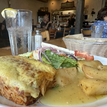Olympic Cafe - Pastitsio Platter (my favorite of the food we got) - Mediterranean Near Me - San Diego, California