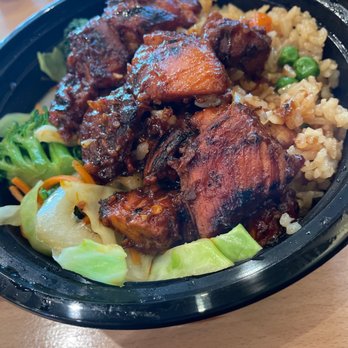 Teriyaki Madness - Spicy chicken bowl with fried rice - Japanese Near Me - Greeley, Colorado Teriyaki Madness - Spicy chicken bowl with fried rice - Japanese Near Me - Greeley, Colorado