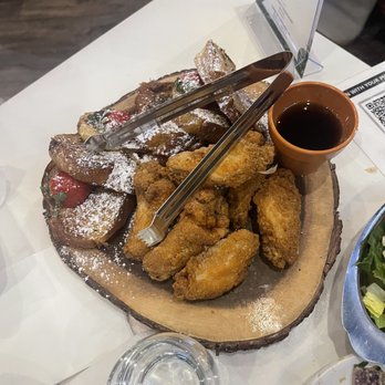 Garden Parc - Chicken wings and waffles  It was amazing. Can't wait it go back - Venues & Event Spaces Near Me - Atlanta, Georgia