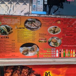 Llamas Grill Tacos - The whole menu
