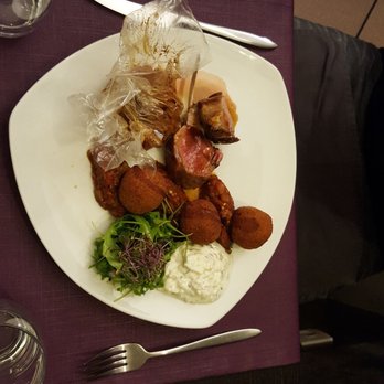 Les Toqués du Coin - Agneau deux façons croquettes de risotto et ratatouille - French Near Me - Strasbourg, 67