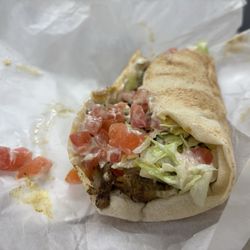 H.B. Pita Grill - Gyro stuffed pita