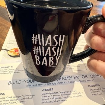 Hash Kitchen - Coffee mug cuteness! - New American Near Me - Gilbert, Arizona Hash Kitchen - Coffee mug cuteness! - New American Near Me - Gilbert, Arizona