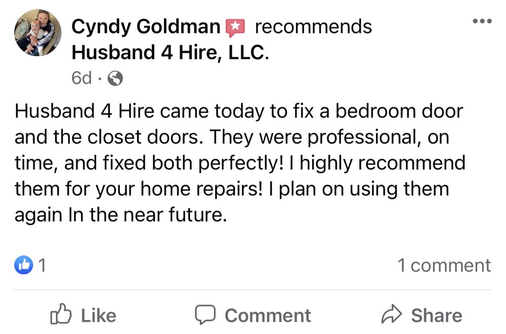 Slide of Husband 4 Hire