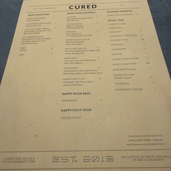 Cured - Cocktail Bars Near Me - San Antonio, Texas Cured - Cocktail Bars Near Me - San Antonio, Texas