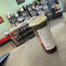 Strawberry matcha my favorite Strawberry matcha my favorite