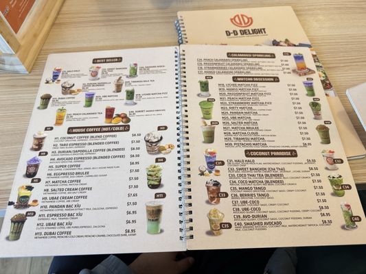 Menu photo 3 D-D Delight Restaurant San Jose, CA