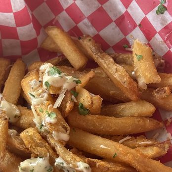Chicken & Brisket - Truffle fries - Asian Fusion Near Me - Pearl City, Hawaii Chicken & Brisket - Truffle fries - Asian Fusion Near Me - Pearl City, Hawaii