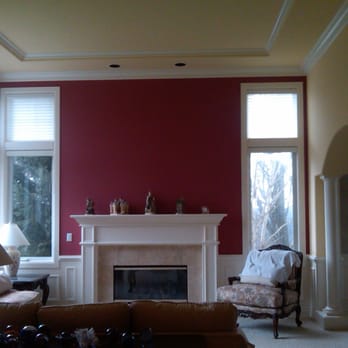 Mink Enterprises - An accent wall that really makes the fireplace mantle and surrounding areas pop! - Painters Near Me - Monroe, Washington Mink Enterprises - An accent wall that really makes the fireplace mantle and surrounding areas pop! - Painters Near Me - Monroe, Washington