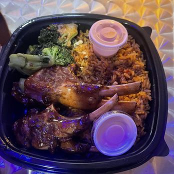 Bonanzas - Another angle of the lamb chops hibachi - Seafood Near Me - Miami Gardens, Florida Bonanzas - Another angle of the lamb chops hibachi - Seafood Near Me - Miami Gardens, Florida