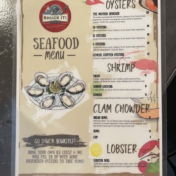 Shuck It Oysters & Seafood - Menu - Seafood Near Me - Martinez, California Shuck It Oysters & Seafood - Menu - Seafood Near Me - Martinez, California