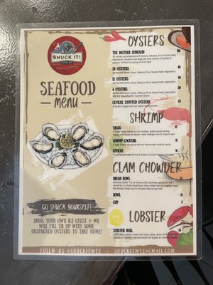 Menu photo 8 Shuck It Oysters & Seafood Martinez, CA Menu photo 8 Shuck It Oysters & Seafood Martinez, CA