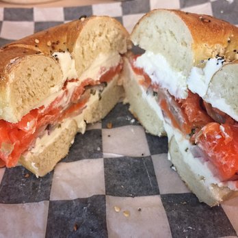 Lox, Stocks & Bagels - Lox Sandwich is amazing! - Bagels Near Me - Eugene, Oregon
