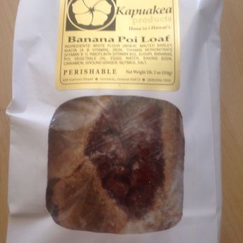 Kapuakea Products - Banana Poi Loaf - Bakeries Near Me - Honolulu, Hawaii Kapuakea Products - Banana Poi Loaf - Bakeries Near Me - Honolulu, Hawaii
