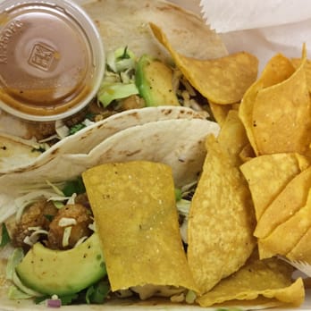 LoKal - Fish tacos with chips and salsa. The tacos had a sweet soy sauce and were excellent. - Burgers Near Me - Miami, Florida