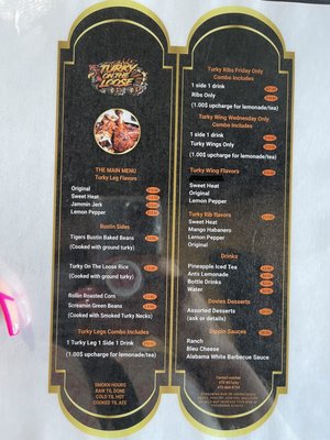 Menu photo 8 TURKY ON THE LOOSE Riverdale, GA Menu photo 8 TURKY ON THE LOOSE Riverdale, GA