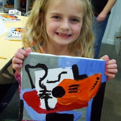 Art House - Birthday Parties finish a painting AND have their party in one fun place