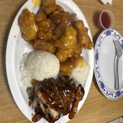 Wok & Teriyaki House - Teriyaki Chicken and Orange Chicken.