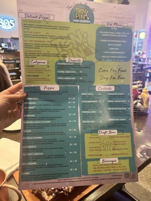 Menu photo 2 Ten Pin Fun Center Turlock, CA