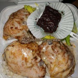 Regular plate come with your main, rice, tossed salad & brownie for $10 Regular plate come with your main, rice, tossed salad & brownie for $10