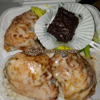 Scoopers Lunch Wagon - Regular plate come with your main, rice, tossed salad & brownie for $10 - Food Trucks Near Me - Mililani, Hawaii Scoopers Lunch Wagon - Regular plate come with your main, rice, tossed salad & brownie for $10 - Food Trucks Near Me - Mililani, Hawaii