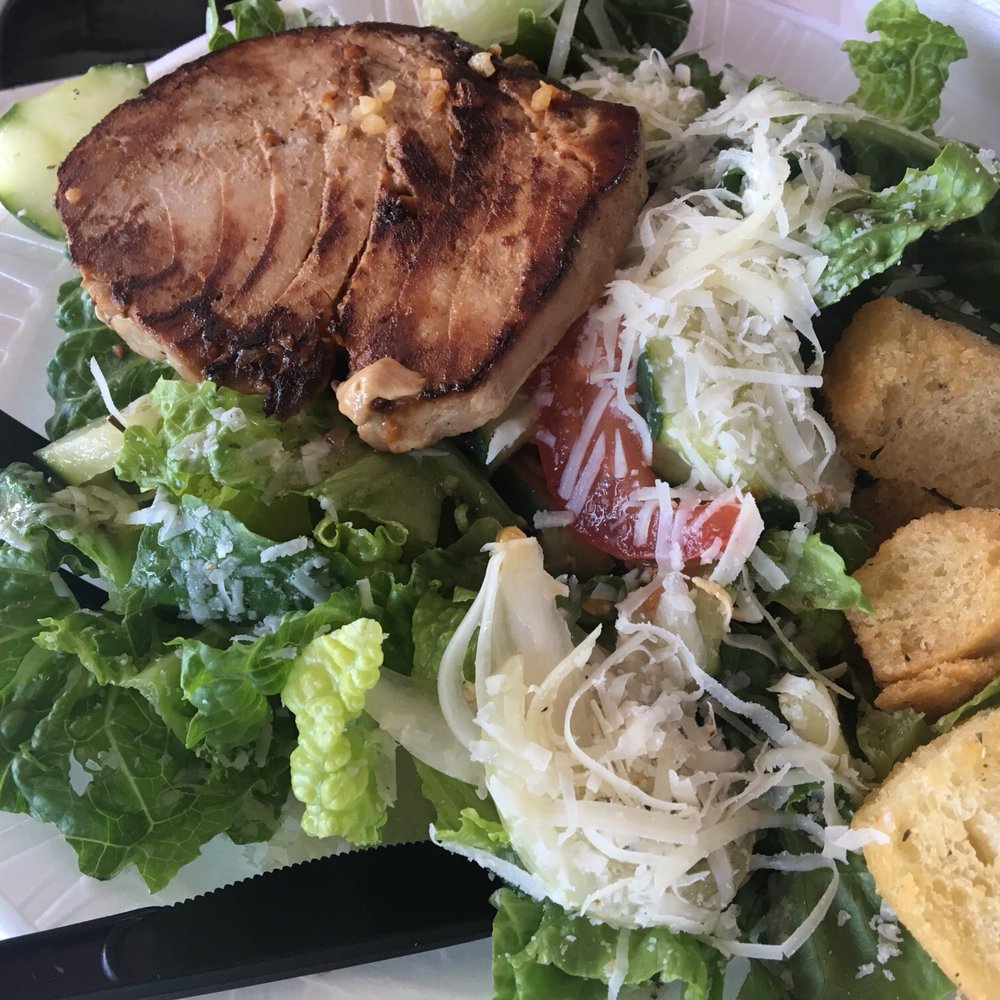 Provision Company - Salad with grilled tuna - Seafood Near Me - Holden Beach, North Carolina Provision Company - Salad with grilled tuna - Seafood Near Me - Holden Beach, North Carolina