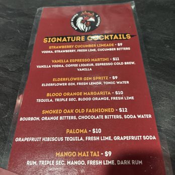 Baked Wings & Things - Cocktail menu - Chicken Wings Near Me - Madison, Wisconsin