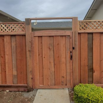 Riverz Pro Green Landscaping - My new custom gate and wall, love it - Landscaping Near Me