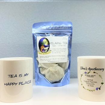 Shea’s Apothecary - Relaxing Tea - Vitamins & Supplements Near Me - Sacramento, California Shea’s Apothecary - Relaxing Tea - Vitamins & Supplements Near Me - Sacramento, California