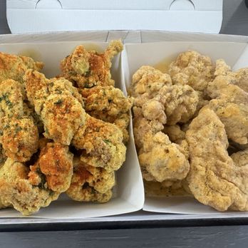 bb.q Chicken Kahala - Half and half boneless (cheesling & butter crunch). - Chicken Wings Near Me - Honolulu, Hawaii