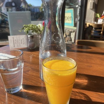 Wildflower Cafe & Bakery - Freshly Squeezed Orange Mimosa - Vegetarian Near Me - Arcata, California Wildflower Cafe & Bakery - Freshly Squeezed Orange Mimosa - Vegetarian Near Me - Arcata, California