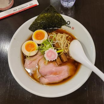 Zao Stamina Ramen - Traditional shoyu ramem with ajitama egg. - Ramen Near Me - Bethesda, Maryland Zao Stamina Ramen - Traditional shoyu ramem with ajitama egg. - Ramen Near Me - Bethesda, Maryland