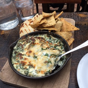 Refinery Rooftop - Blue crab and spinach dip - Lounges Near Me - New York, New York Refinery Rooftop - Blue crab and spinach dip - Lounges Near Me - New York, New York