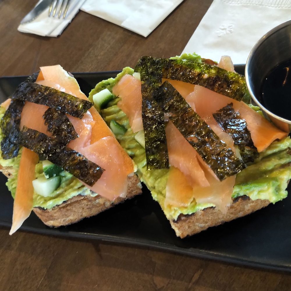 Gather - Salmon avocado toast - Coffee & Tea Near Me - Chesapeake, Virginia