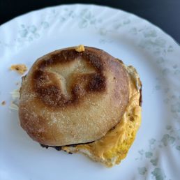 sausage egg and cheese sandwich