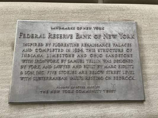 Federal Reserve Bank of New York by null