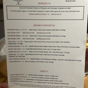 Elements Restaurant - Brunch menu - Breakfast & Brunch Near Me - Vancouver, Washington