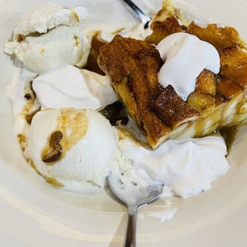 Famous Dave's Bar-B-Que - Dave's Award-Winning Bread Pudding was delicious. Our waiter gave us two scoops of ice cream since there were two of us! - Barbeque Near Me - Columbia, Maryland Famous Dave's Bar-B-Que - Dave's Award-Winning Bread Pudding was delicious. Our waiter gave us two scoops of ice cream since there were two of us! - Barbeque Near Me - Columbia, Maryland