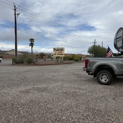 Prospector's Rv Resort - Our camper in the parking lot space.