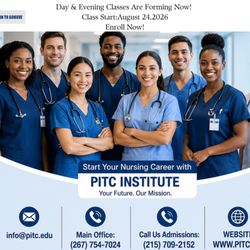 PITC Institute - Day & Evening Classes Are Forming Now!
Classes Starts: August 24, 2026
Hands-on Training & Career-Focused Education
Main Office: 267