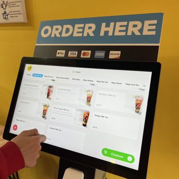 Tea Ninja - Ordering kiosk - Bubble Tea Near Me - Ann Arbor, Michigan
