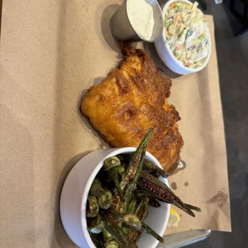Tricky Fish - Fish & Chips with slaw and Okra - Seafood Near Me - Fort Worth, Texas Tricky Fish - Fish & Chips with slaw and Okra - Seafood Near Me - Fort Worth, Texas