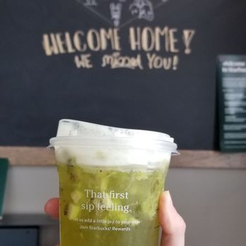 Starbucks - Kiwi refresher Photogenic but tastes artificial - Coffee & Tea Near Me - Irwindale, California