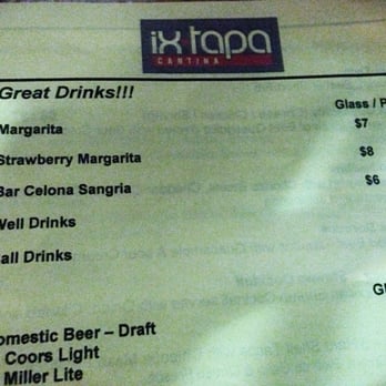 ixtapa Cantina - These are the actual prices you will find when you get there... Do not rely on their website for information. - Lounges Near Me - Pasadena, California