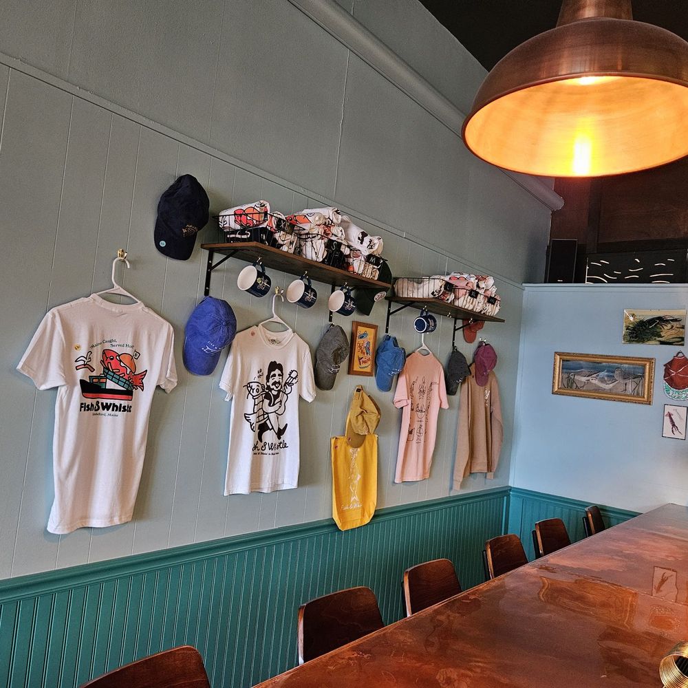 Fish & Whistle - Cute merch - Seafood Near Me - Biddeford, Maine