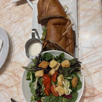 Biscotti's - Banh Mi sandwich with side salad - Cafes Near Me - Reno, Nevada